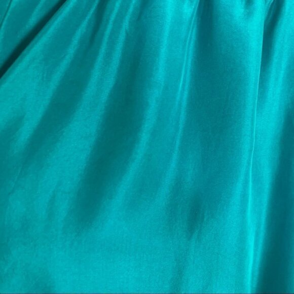 SECOND WIND VINTAGE SILK PANT LINED ELASTIC WAISTBAND HIGH RISE TROUSER WOMEN 10 - Picture 9 of 16